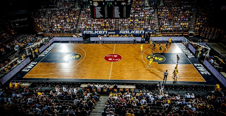 EWE Baskets Oldenburg - Basketball Löwen Braunschweig