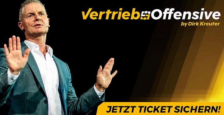 2-Tages Seminar von Dirk Kreuter "Die Vertriebsoffensive"