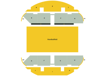 Kleine EWE ARENA - Handball, Unterränge kopfseitig eingefahren